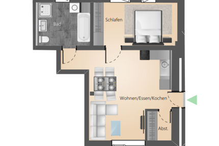 Wohnung Überlingen - 2 Zimmer, 50 m&sup2;, 424.150&euro; | Angebot:23676743
