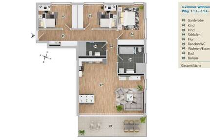 Wohnung Langenargen-Bierkeller Bierkeller - 4 Zimmer, 121 m&sup2;, 1.761&euro; | Angebot:26672333