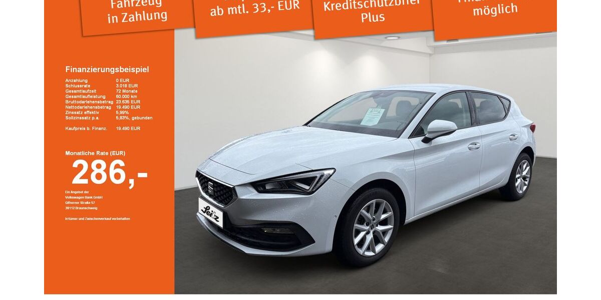 Seat Leon 40.370 km 19.490 &euro; Weingarten 88250