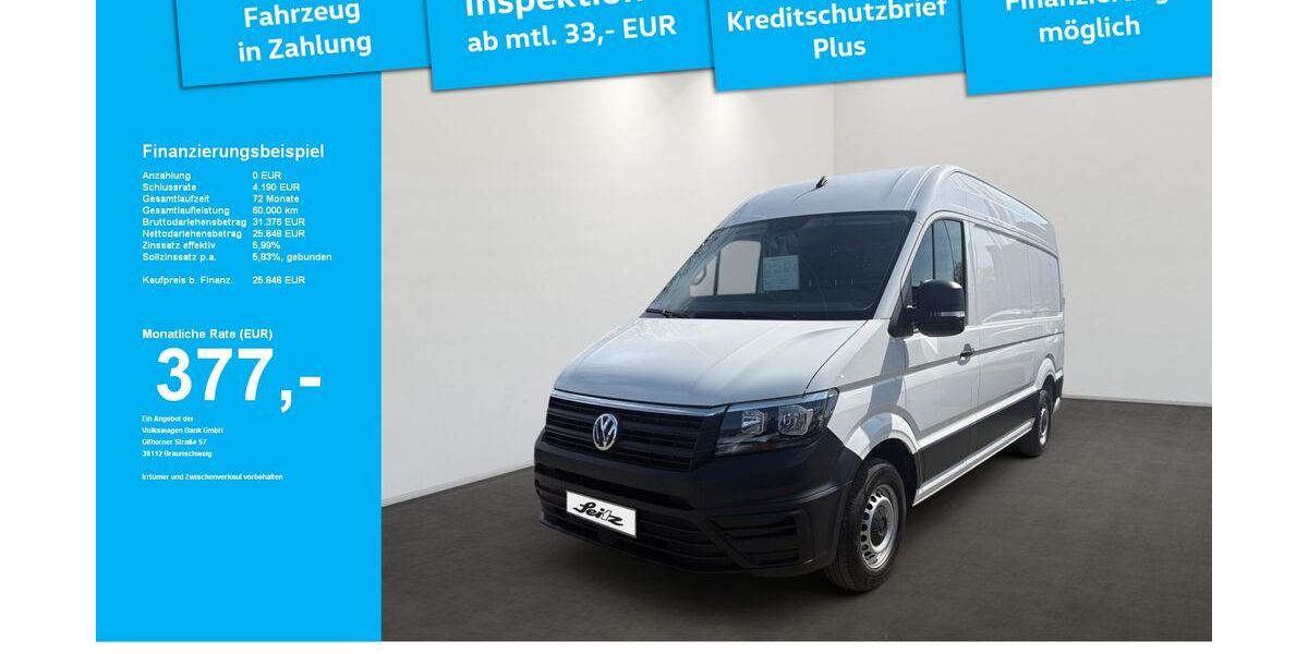 VW Crafter 18.405 km 25.848 &euro; Weingarten 88250