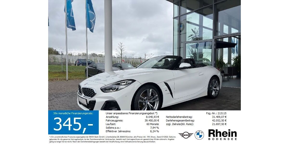 BMW Z4 34.032 km 38.590 &euro; Friedrichshafen 88046