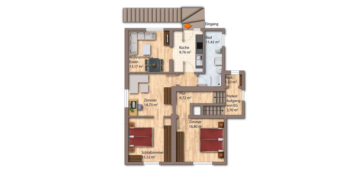 Einfamilienhaus Salem Mimmenhausen - 9 Zimmer, 205 m&sup2;, 499.000&euro; | Angebot:25685116