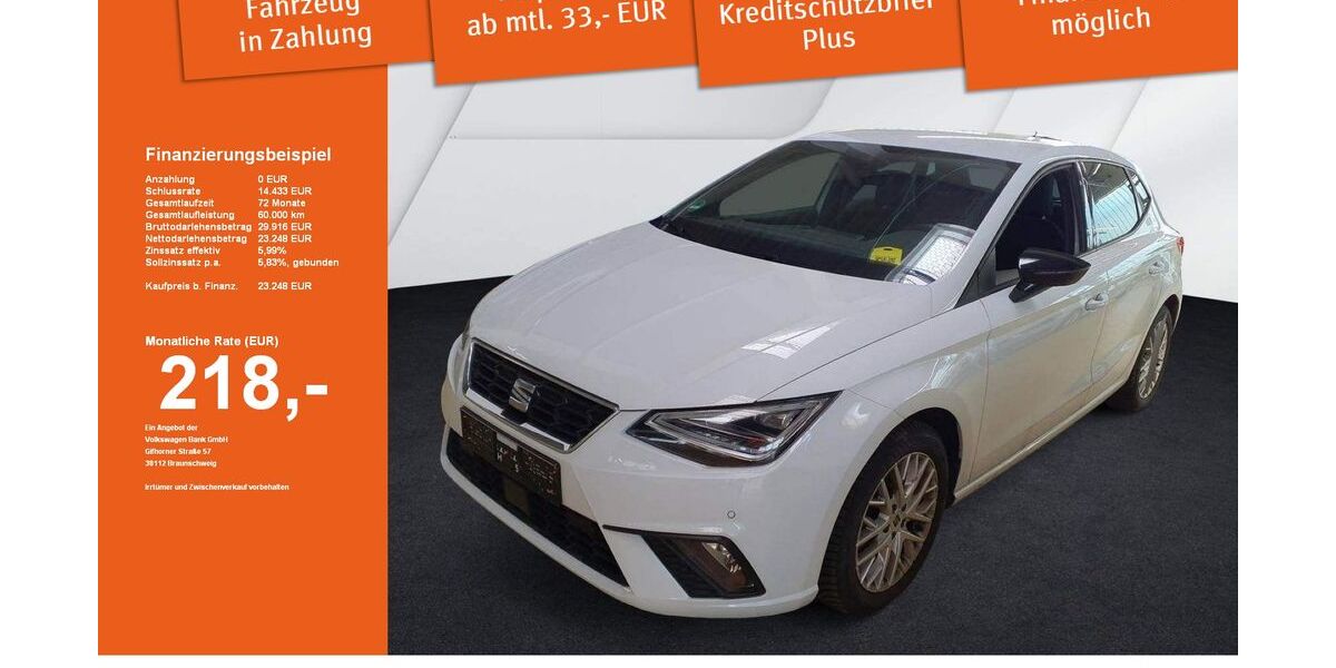 Seat Ibiza 21.575 km 23.190 &euro; Weingarten 88250
