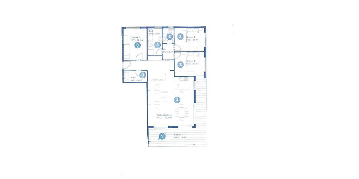 Etagenwohnung Überlingen - 4 Zimmer, 137 m&sup2;, 998.000&euro; | Angebot:25684821
