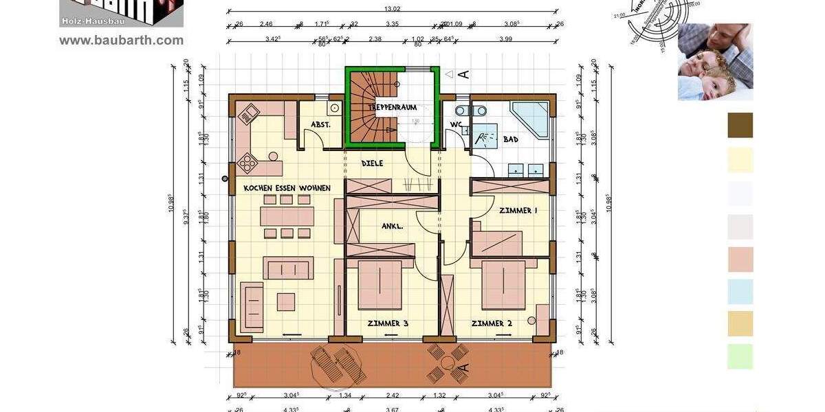 Etagenwohnung Überlingen Nußdorf - 5 Zimmer, 108 m&sup2;, 698.000&euro; | Angebot:25668727