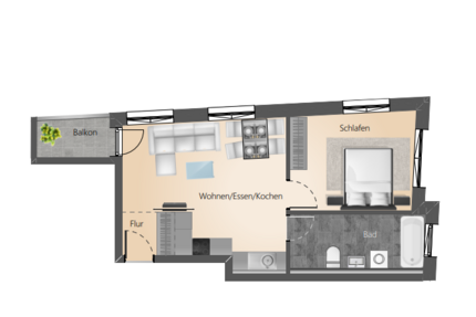 Wohnung Überlingen - 2 Zimmer, 52 m&sup2;, 473.432&euro; | Angebot:23676740
