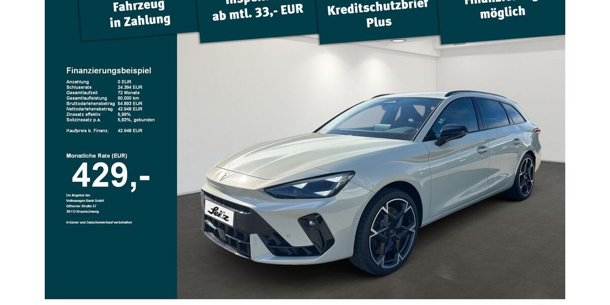 Cupra Leon 12.000 km 42.948 &euro; Weingarten 88250