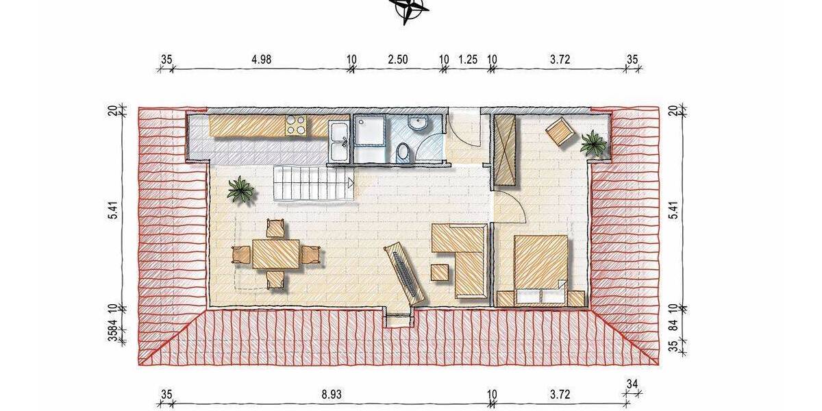 Etagenwohnung Markdorf Markdorf - 2 Zimmer, 49 m&sup2;, 348.000&euro; | Angebot:26891761