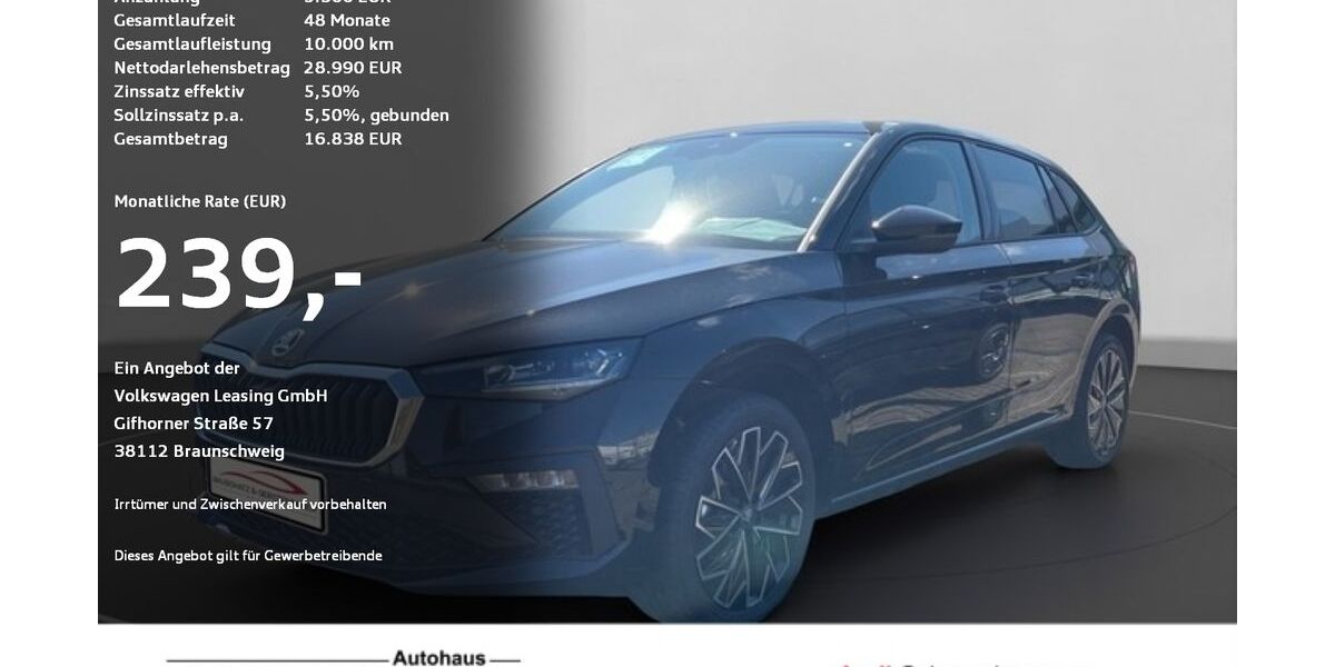 Skoda Scala 4.000 km 26.990 &euro; Ravensburg 88214