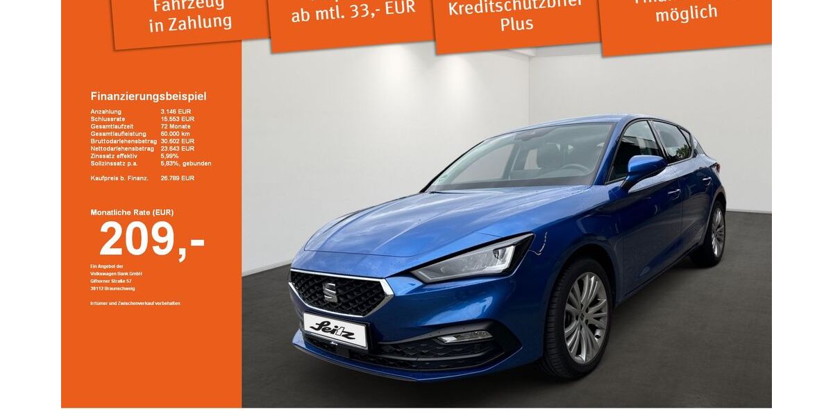 Seat Leon 14.500 km 25.999 &euro; Weingarten 88250