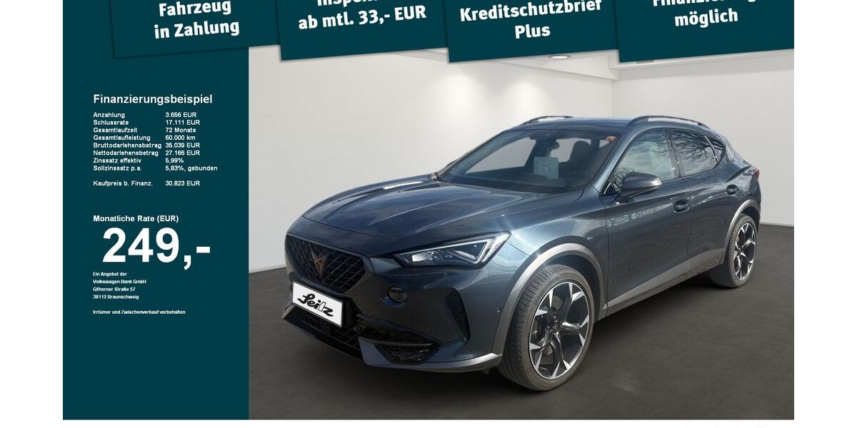 Cupra Formentor 20.900 km 29.448 &euro; Weingarten 88250