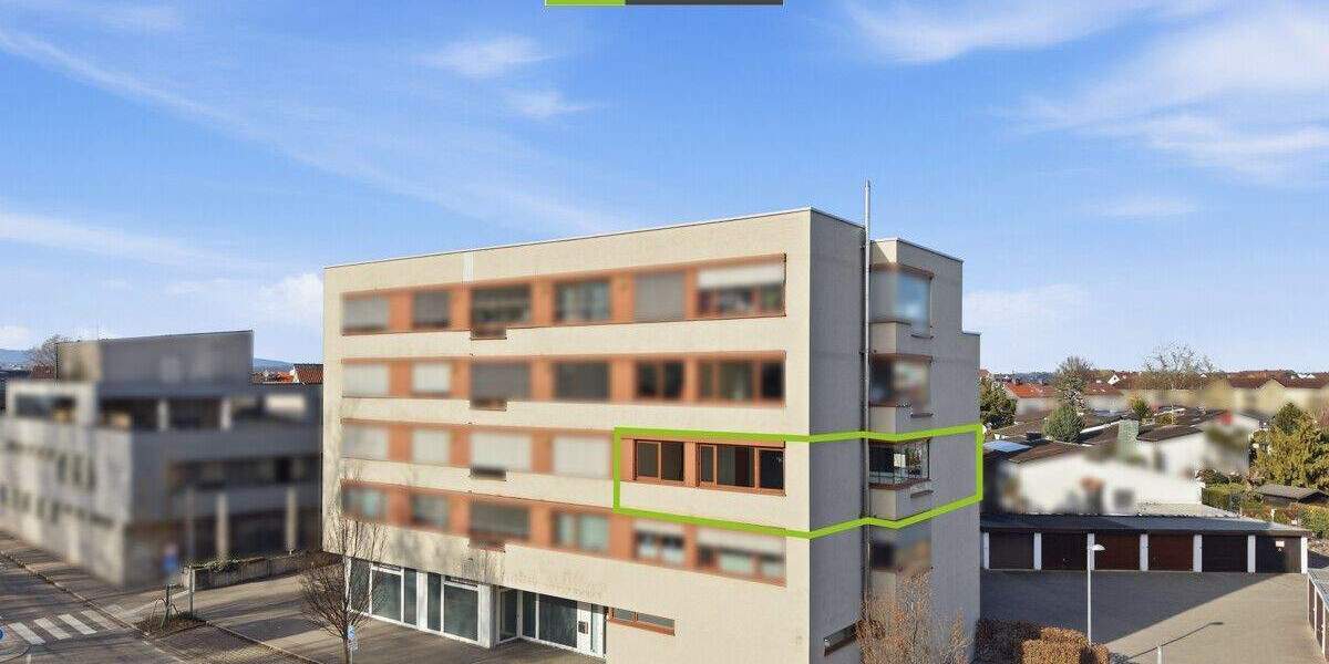 Etagenwohnung Friedrichshafen Allmannsweiler - 3 Zimmer, 78 m&sup2;, 379.000&euro; | Angebot:25740435