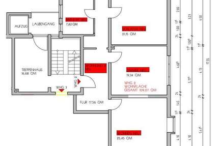 Wohnung Tettnang - 3 Zimmer, 109 m&sup2;, 1.350&euro; | Angebot:26036066