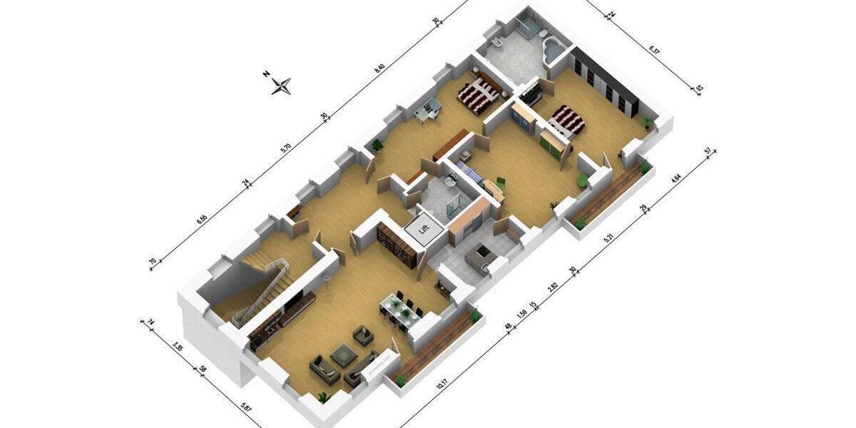 Etagenwohnung Immenstaad am Bodensee Schloß Kirchberg - 5 Zimmer, 207 m&sup2;, 1.870.000&euro; | Angebot:26629273