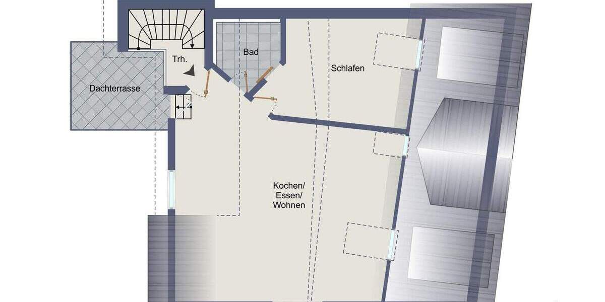 Etagenwohnung Überlingen - 2 Zimmer, 73 m&sup2;, 899.000&euro; | Angebot:25662277