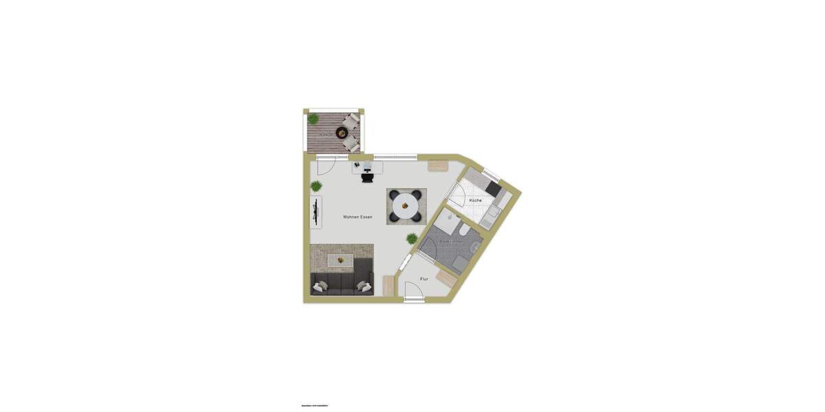 Etagenwohnung Friedrichshafen / Manzell Fischbach - 1 Zimmer, 42 m&sup2;, 198.000&euro; | Angebot:25740500