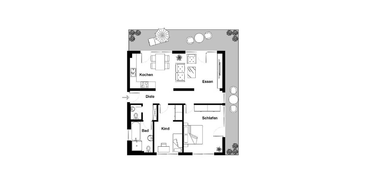 Etagenwohnung Weingarten - 3 Zimmer, 97 m&sup2;, 678.000&euro; | Angebot:25740561