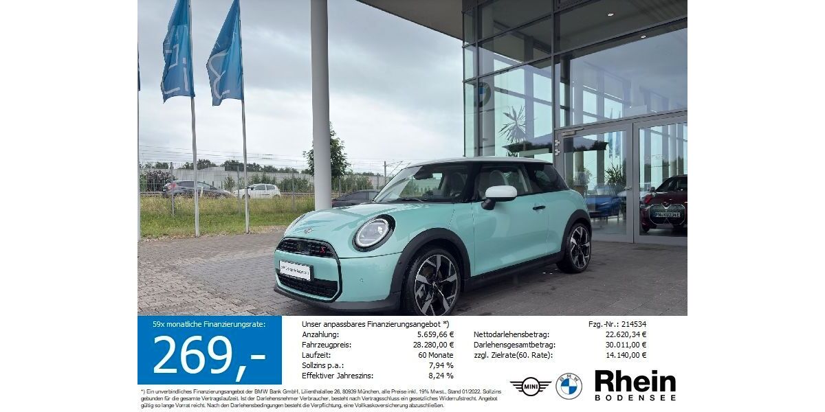 Mini Cooper S 10.951 km 24.690 &euro; Friedrichshafen 88046