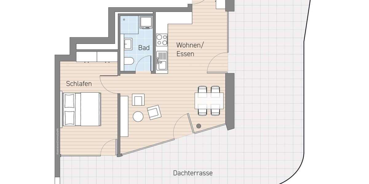 Etagenwohnung Konstanz Konstanz-Fürstenberg - 2 Zimmer, 77 m&sup2;, 765.000&euro; | Angebot:26464691