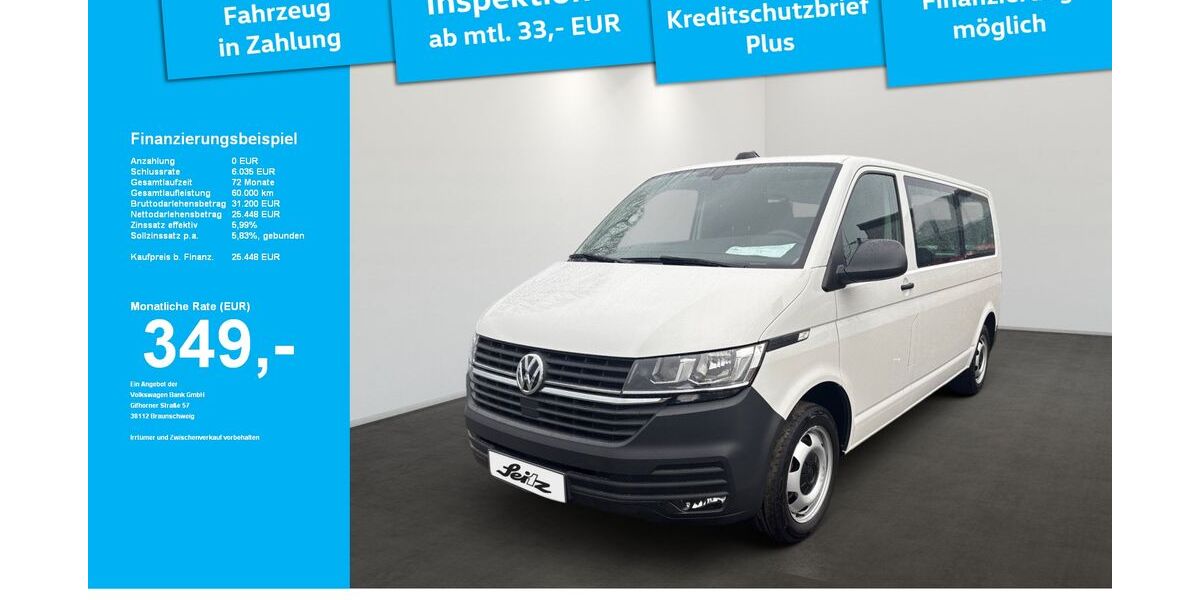 VW T6 Kombi 117.995 km 25.448 &euro; Weingarten 88250