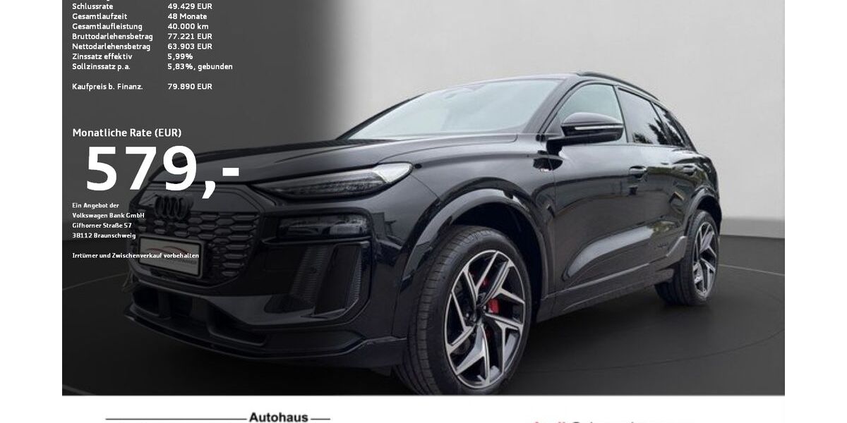 Audi Q6 e-tron 3.900 km 79.890 &euro; Ravensburg 88214