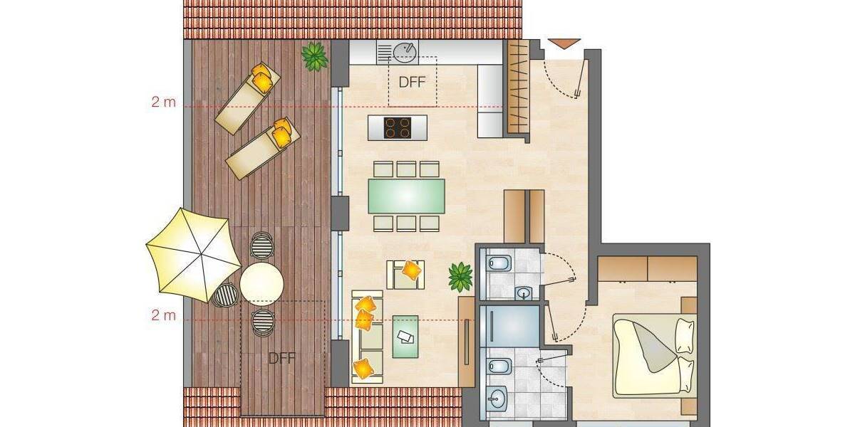 Etagenwohnung Überlingen Überlingen - 2 Zimmer, 61 m&sup2;, 673.000&euro; | Angebot:25685956