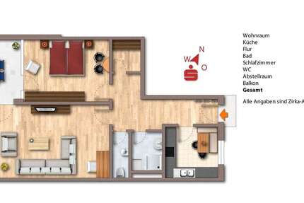 Wohnung Immenstaad - 2 Zimmer, 76 m&sup2;, 219.000&euro; | Angebot:25308850