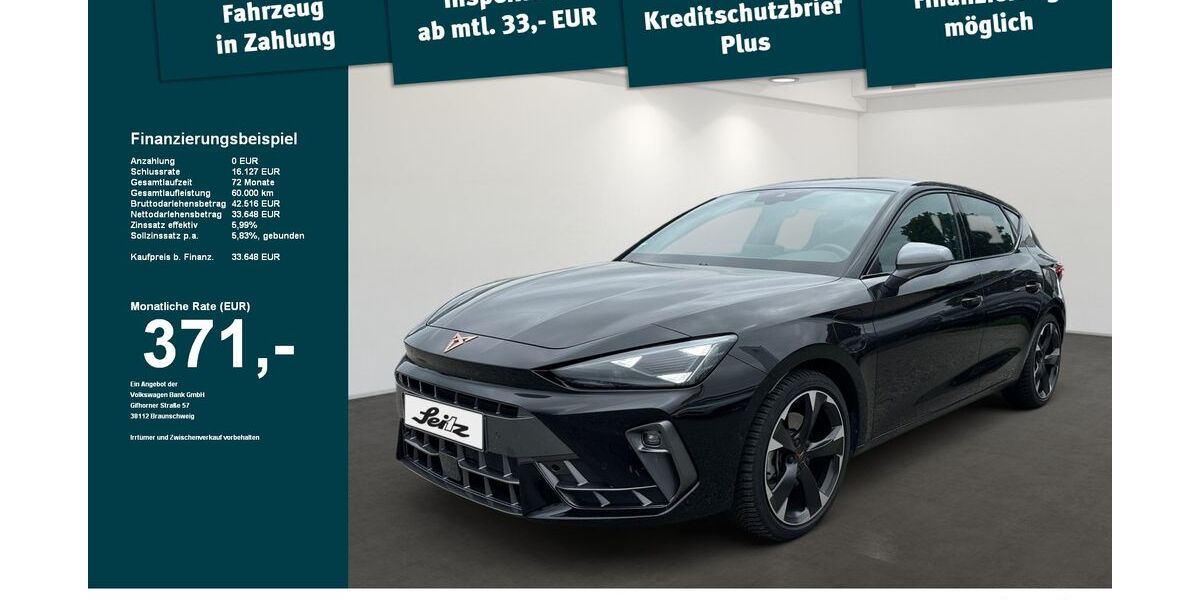 Cupra Leon 18.225 km 32.590 &euro; Weingarten 88250