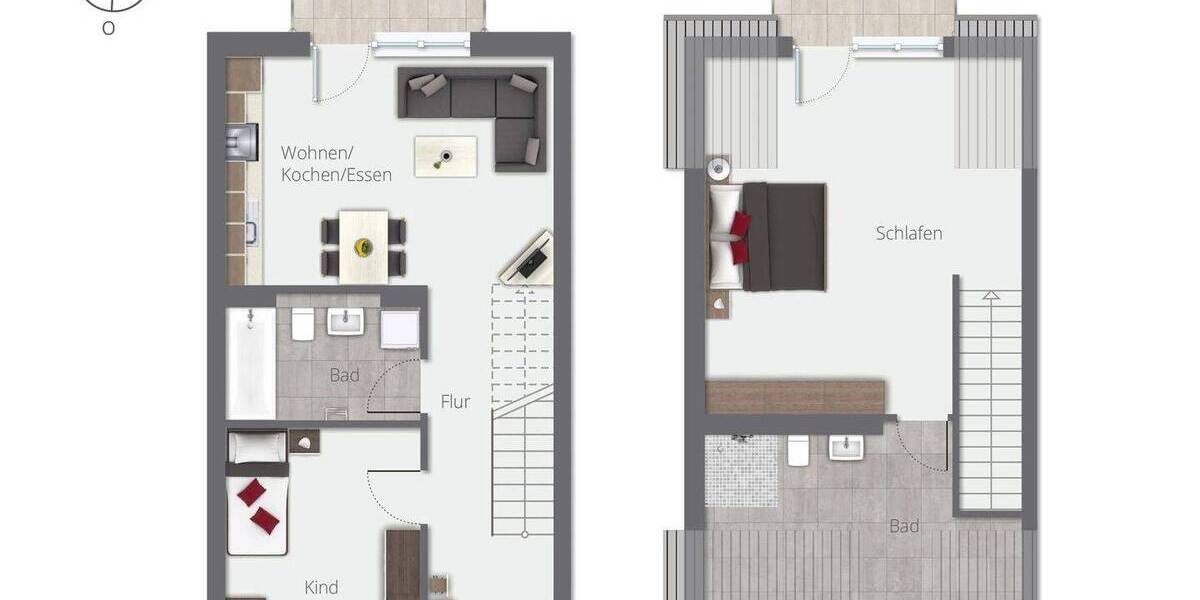 Etagenwohnung Ravensburg Innenstadt - 3 Zimmer, 96 m&sup2;, 1.450&euro; | Angebot:25745024