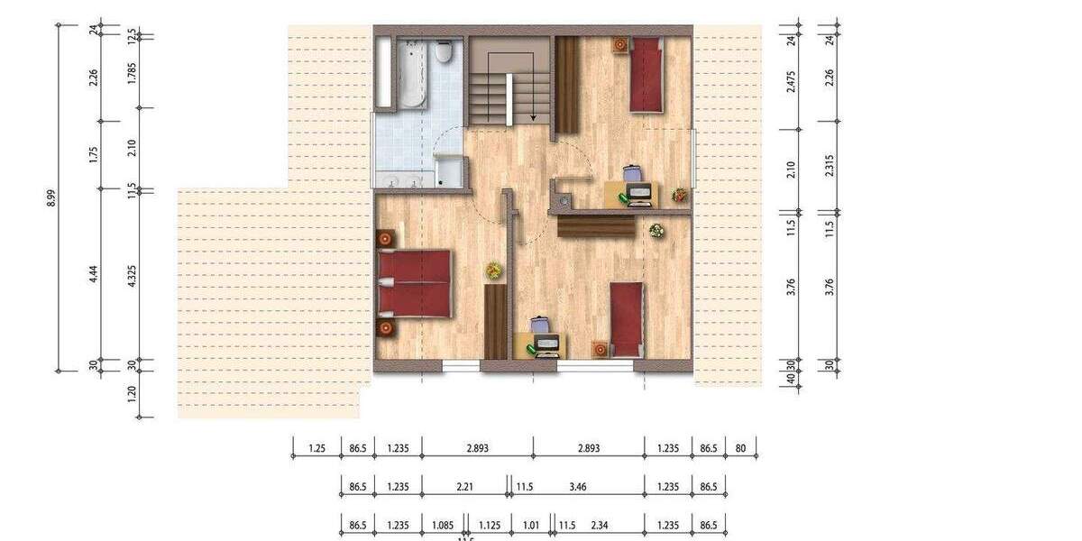 Doppelhaushälfte Daisendorf - 6 Zimmer, 166 m&sup2;, 775.000&euro; | Angebot:25779815