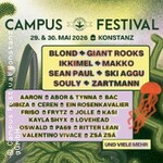 Campus Festival Konstanz 2026 - Kombiticket Freitag & Samstag