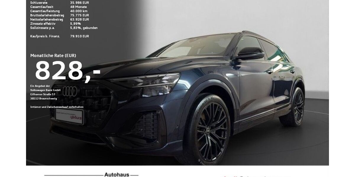 Audi Q8 42.895 km 78.410 &euro; Ravensburg 88214