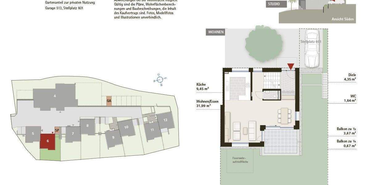 Doppelhaushälfte Ravensburg Weingartshof - 6 Zimmer, 156 m&sup2;, 990.000&euro; | Angebot:25803141
