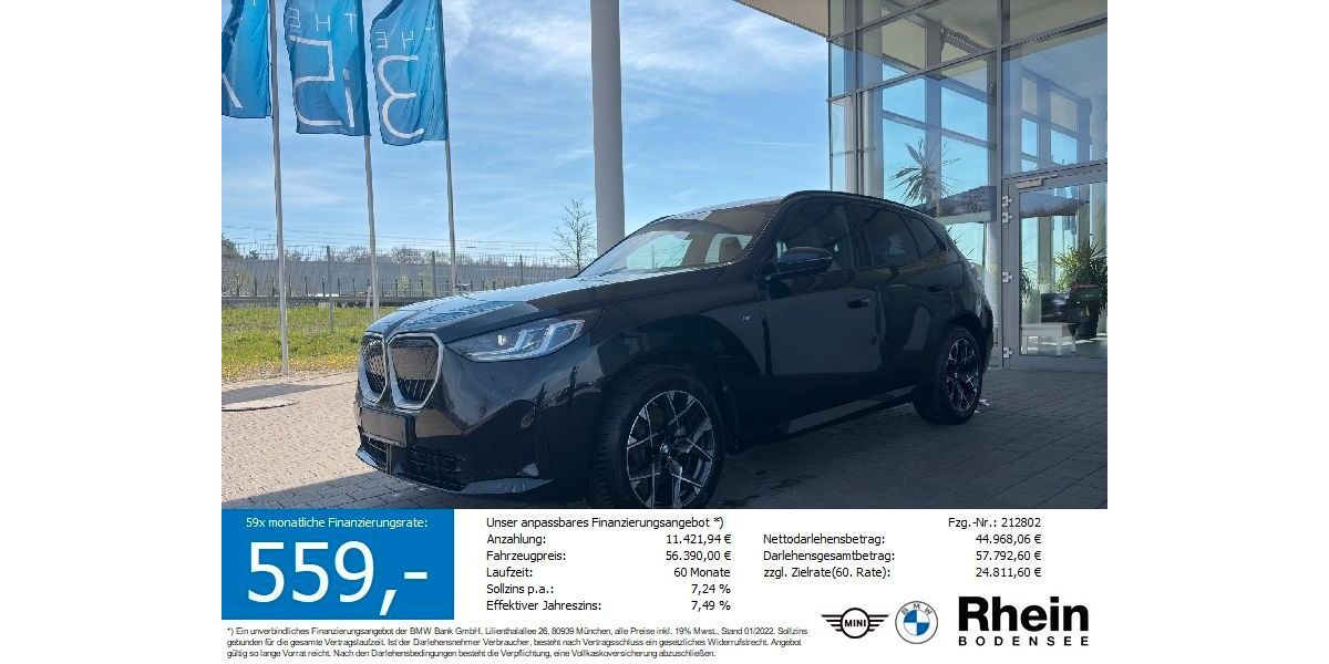 BMW X3 11.000 km 54.340 &euro; Friedrichshafen 88046