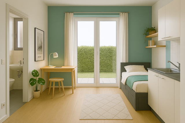 Etagenwohnung Friedrichshafen Allmannsweiler - 1 Zimmer, 18 m&sup2;, 163.000&euro; | Angebot:25415631