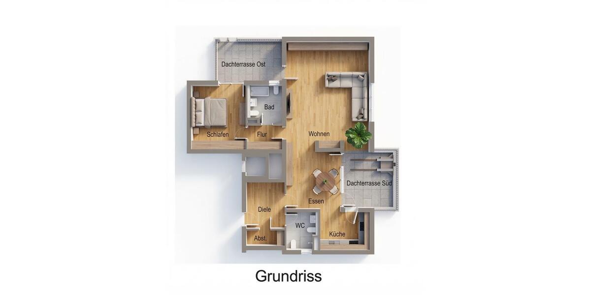 Dachgeschoßwohnung Immenstaad am Bodensee - 2.5 Zimmer, 98 m&sup2;, 1.390&euro; | Angebot:26517744