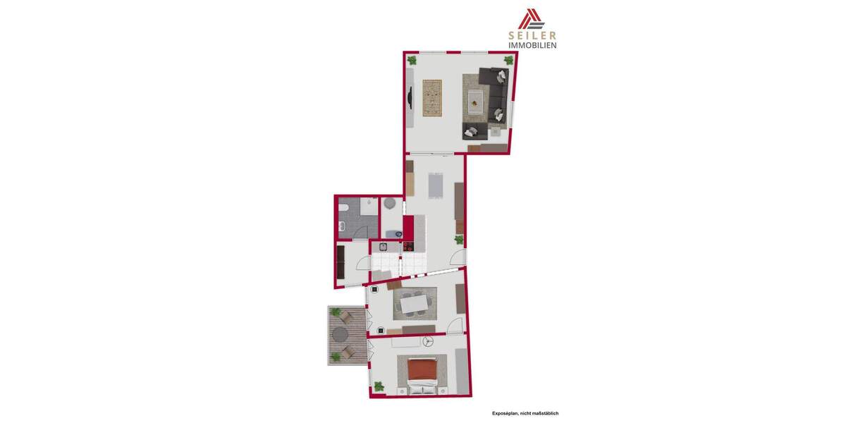 Etagenwohnung Überlingen - 3 Zimmer, 98 m&sup2;, 539.000&euro; | Angebot:25733953