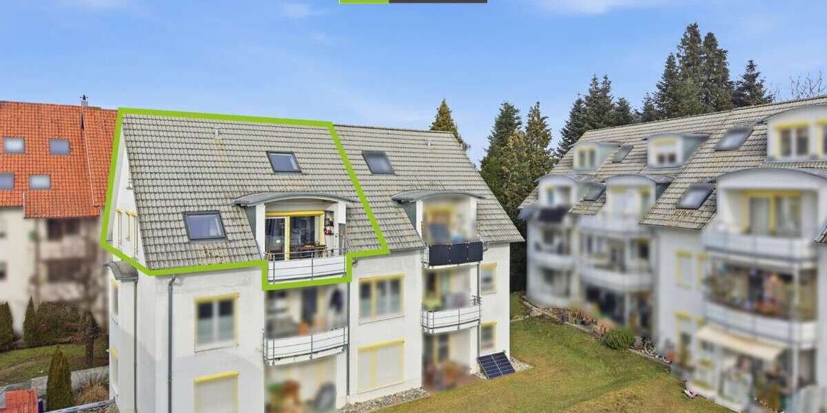 Etagenwohnung Tettnang - 3 Zimmer, 72 m&sup2;, 298.000&euro; | Angebot:25515358