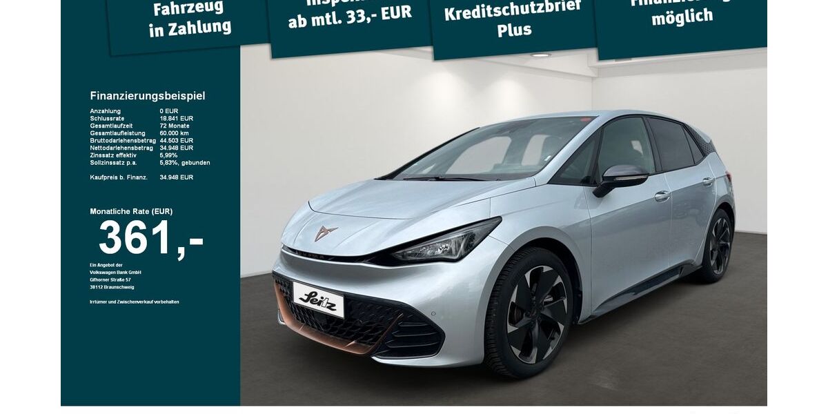 Cupra Born 11.175 km 33.949 &euro; Weingarten 88250