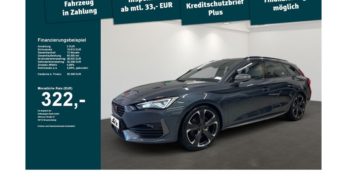 Cupra Leon 54.622 km 29.999 &euro; Weingarten 88250