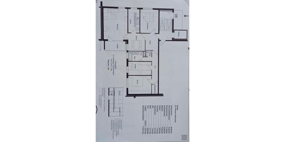 Etagenwohnung Friedrichshafen Ailingen - 4.5 Zimmer, 114 m&sup2;, 1.990&euro; | Angebot:26639110