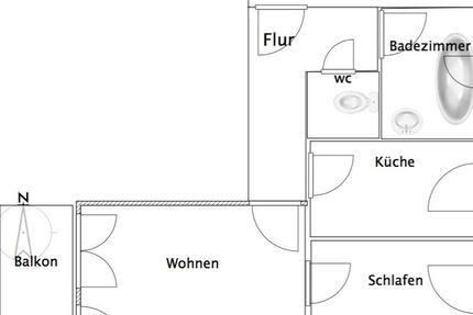 Wohnung Ravensburg Galgenhalde - 2 Zimmer, 47 m&sup2;, 470&euro; | Angebot:25977688