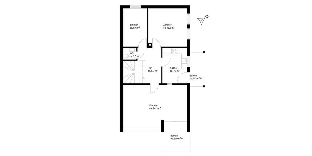 Einfamilienhaus Daisendorf - 6 Zimmer, 104 m&sup2;, 595.000&euro; | Angebot:26143405