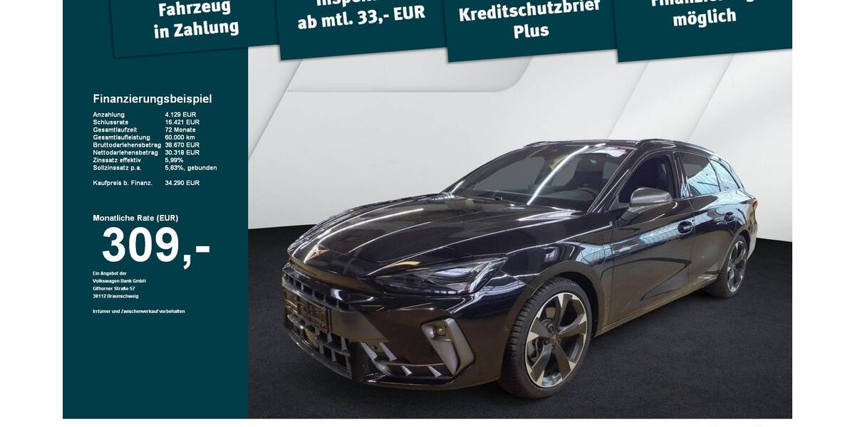 Cupra Leon 23.590 km 33.790 &euro; Weingarten 88250