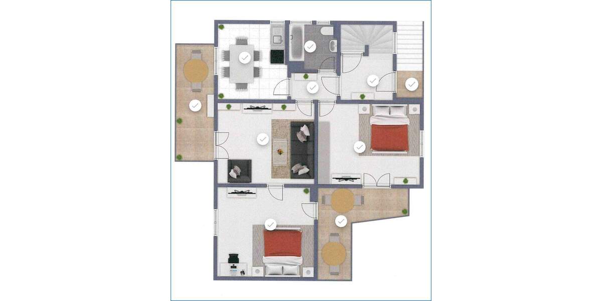 Etagenwohnung Überlingen am See Überlingen - 3 Zimmer, 76 m&sup2;, 343.000&euro; | Angebot:25709227