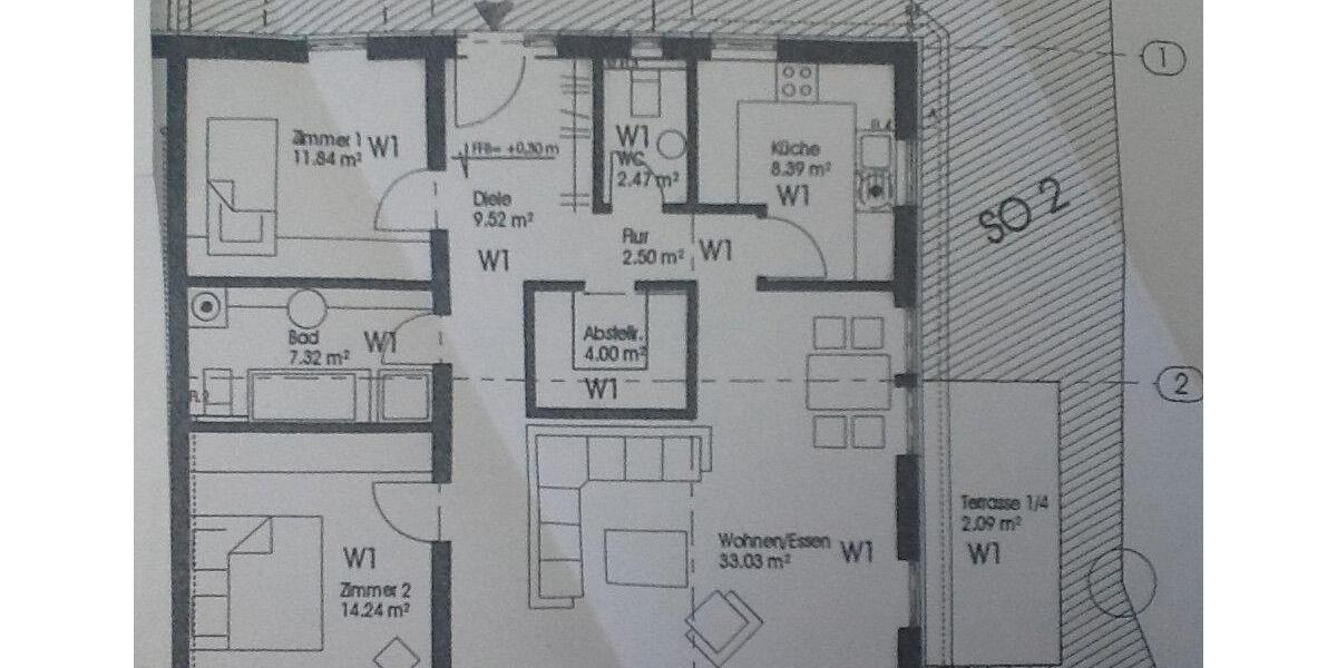Erdgeschoßwohnung Überlingen - 3 Zimmer, 94 m&sup2;, 1.000&euro; | Angebot:25976178