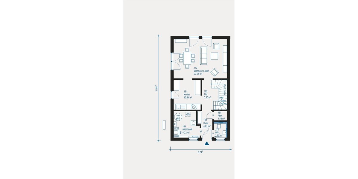 Raumwunder für Familien - Ihr individuell planbares Traumhaus - Doppelhaushälfte Friedrichshafen Baden Württemberg | Angebot:27333260