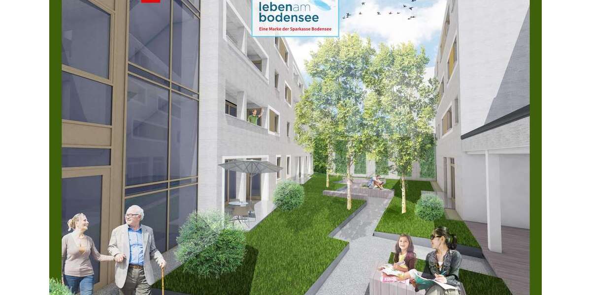 Etagenwohnung Tettnang - 2 Zimmer, 51 m&sup2;, 378.000&euro; | Angebot:25201025