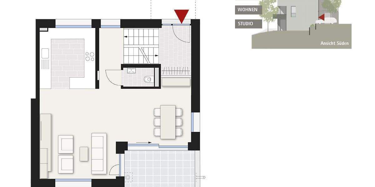 Doppelhaushälfte Ravensburg Weingartshof - 6 Zimmer, 156 m&sup2;, 990.000&euro; | Angebot:25803141