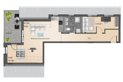Wohnung Überlingen - 2 Zimmer, 67 m&sup2;, 586.960&euro; | Angebot:23676745
